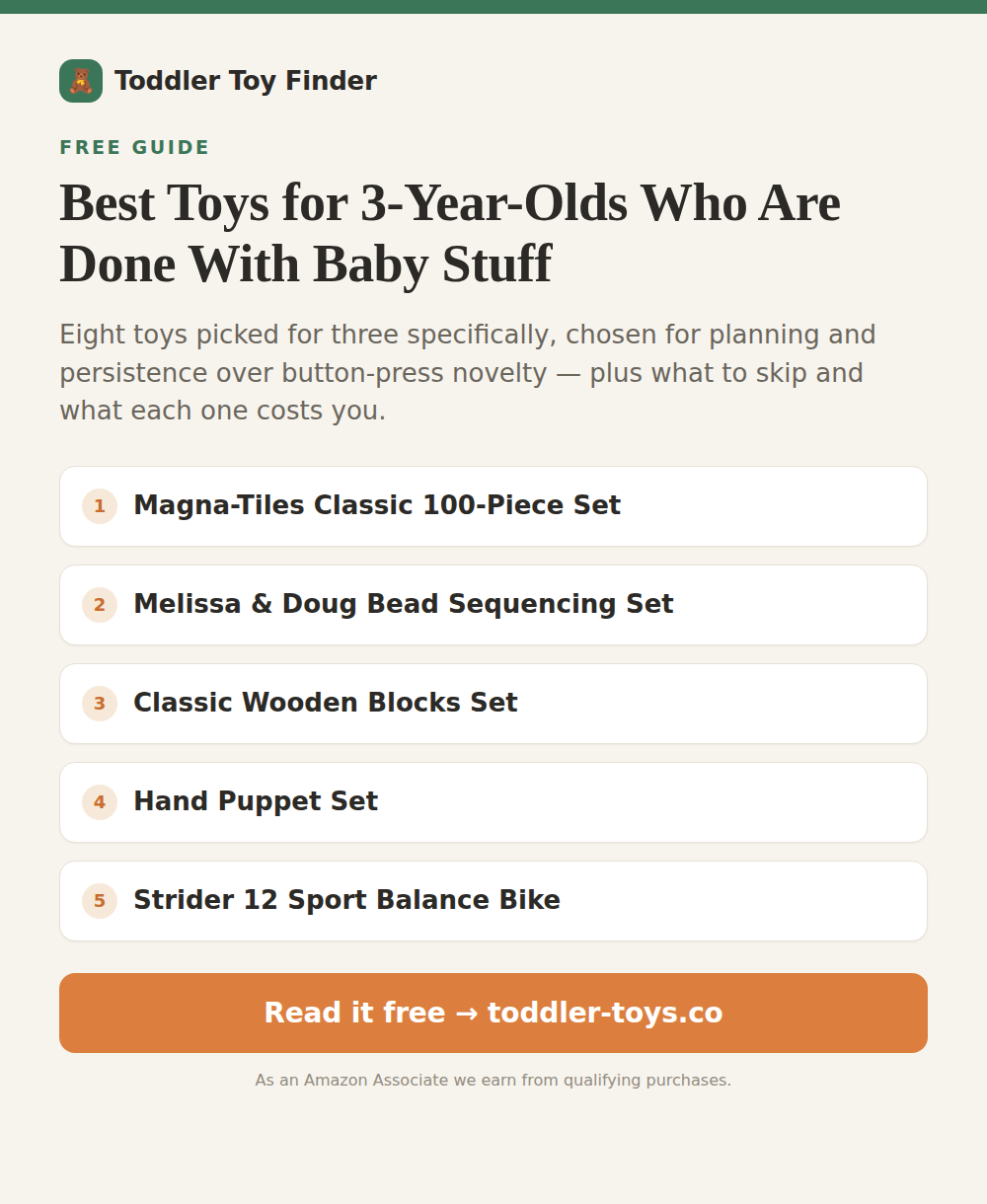 Best Toys for 3-Year-Olds