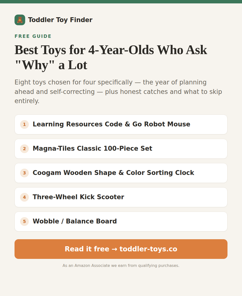 Best Toys for 4-Year-Olds