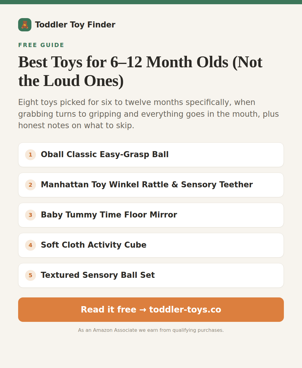 Best Toys for 6 to 12 Month Olds
