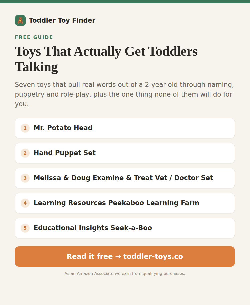 Toys That Help Toddlers Talk