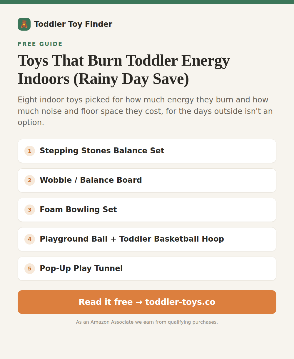 Toys That Burn Toddler Energy Indoors